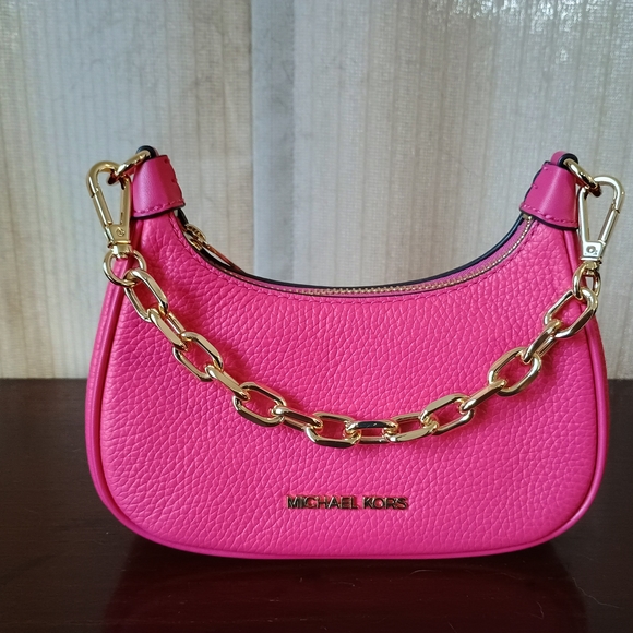 Michael Kors Pink Leather Shoulder Bag - Picture 1 of 5